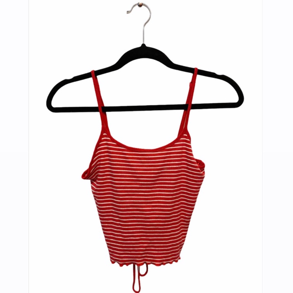 Ambiance Striped Crop Top Size L